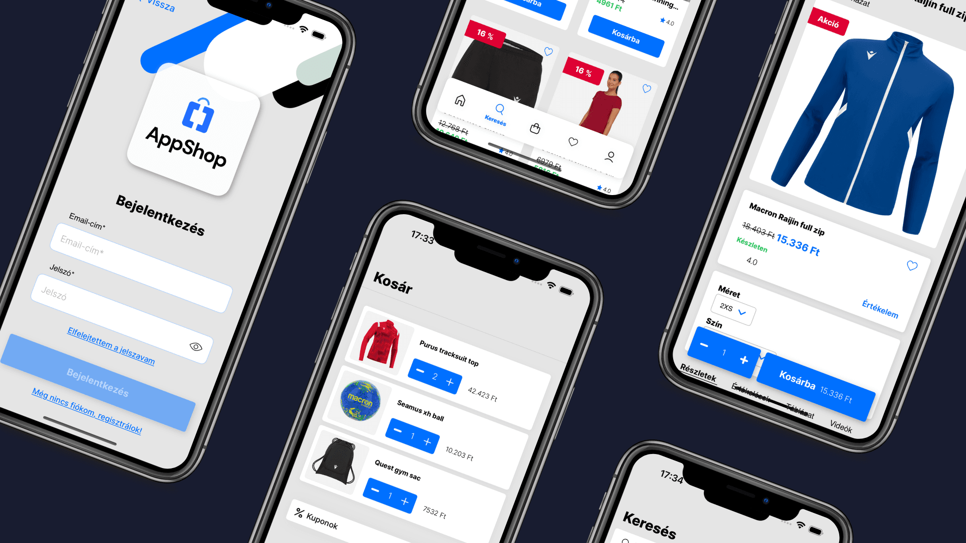 AppShop – Webshop Mobile App Service